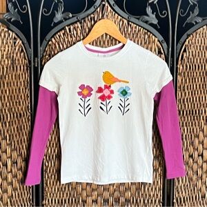 Hanna Andersson Cotton Long Sleeve Tee Size 8